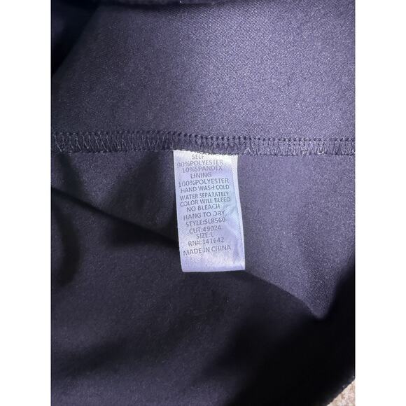 American Threads Black Dress Women's Size Large Mini Fit And Flare Cocktail E097 - Picture 7 of 10